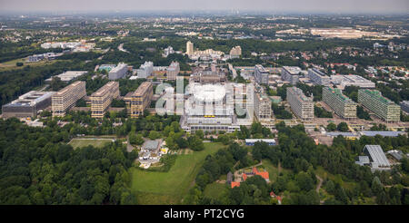 Ruhr-University-Bochum, strofinare, Campus Audimax, Bochum, la zona della Ruhr, Nord Reno-Westfalia, Germania Foto Stock