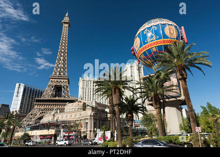 Stati Uniti d'America, Sud-ovest, Nevada, Las Vegas Strip, Hotel 'Parigi', Foto Stock