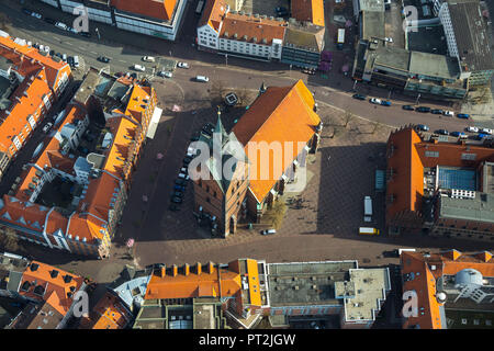 Chiesa di mercato, mercato Protestant-Lutheran chiesa San Georgii et Jacobi, chiesa parrocchiale nella vecchia città di Hannover, Hanns-Lilje-Platz, dal centro città di Hannover, capitale dello stato, Bassa Sassonia, Germania Foto Stock