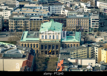 Hannover Opera di Stato, Opernplatz, CSD Hannover, Theaterstraße, Hannover, capitale dello stato, Bassa Sassonia, Germania Foto Stock