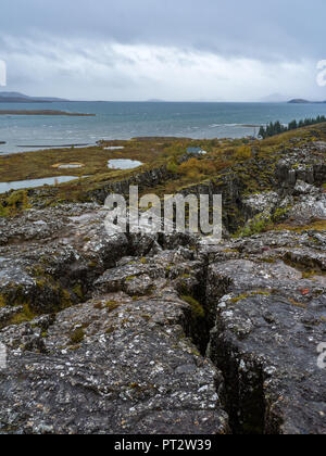 Pingvellir Foto Stock