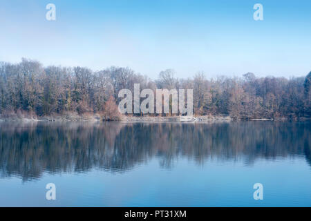 Novembre umore, lago Foto Stock
