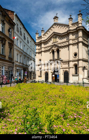 L'Europa, la Polonia, la Piccola Polonia, Cracovia, nel quartiere di Kazimierz, Sinagoga Tempel Foto Stock