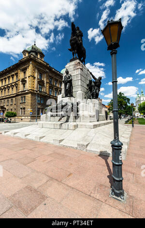 L'Europa, la Polonia, la Piccola Polonia, Cracovia, la Grunwald Monumento a Cracovia Foto Stock