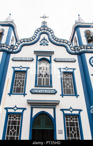 Igreja de Senhor Santo Cristo chiesa Praia da Vitória sulle Azzorre isola Terceira Foto Stock
