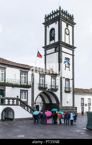 Municipio di Ribeira Grande sulle Azzorre isola di São Miguel Foto Stock