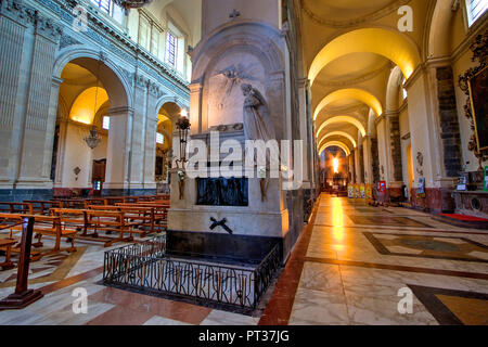 Sicilia, Catania, città vecchia, cattedrale Foto Stock