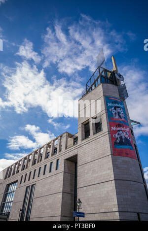 Canada Quebec, Montreal, il vecchio porto, Pointe-a-Calliere museo di archeologia e storia, esterna Foto Stock