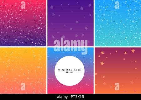 Abstract sfondo geometrico in gradiente di toni. Coloratissimi sfondi luminosi Illustrazione Vettoriale