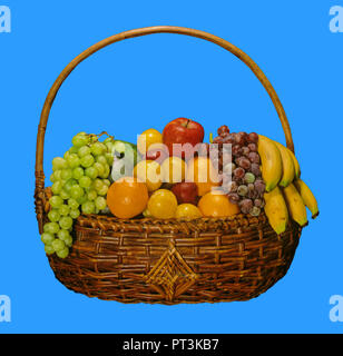 Cesto di frutta. Spagna. Europa Foto Stock