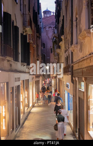 Venezia, Venezia, Veneto, il Comune di Venezia, La dominante, la Serenissima, Regina dell'Adriatico, città d'acqua, città di maschere, città dei ponti Foto Stock