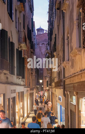 Venezia, Venezia, Veneto, il Comune di Venezia, La dominante, la Serenissima, Regina dell'Adriatico, città d'acqua, città di maschere, città dei ponti Foto Stock