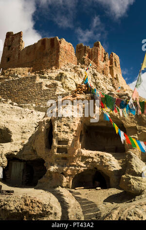 Grotte di Chiwang in Tibet, Foto Stock