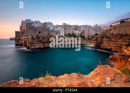 Polignano a Mare, provincia di bari, puglia, Italia, Foto Stock