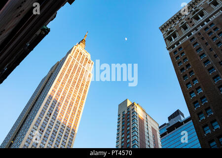 Grattacieli di Manhattan, New York City, Stati Uniti d'America Foto Stock
