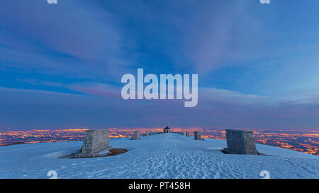 L'area monumentale di Cima Grappa, Monte Grappa, Prealpi Bellunesi, Crespano del Grappa, provincia di Vicenza, Veneto, Italia, Foto Stock