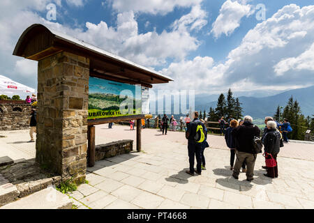 L'Europa, la Polonia, la Piccola Polonia, Zakopane - Gubalowka Foto Stock