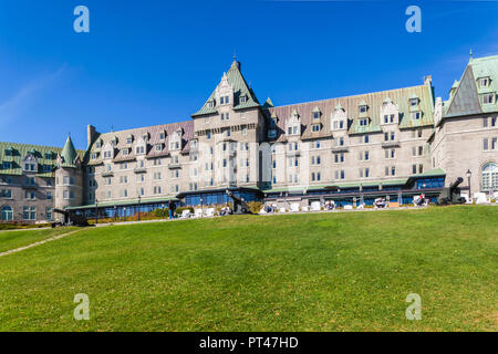 Canada, Québec , Capitale-Nationale, regione di Charlevoix, La Malbaie, Fairmont Le Manoir Richelieu Hotel, costruito 1928 Foto Stock