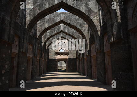 Hindola Mahal ,Mandu, Madhya Pradesh, India Foto Stock