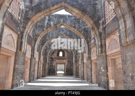 Hindola Mahal ,Mandu, Madhya Pradesh, India Foto Stock