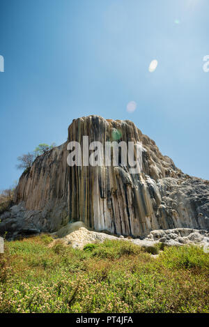 Cascate pietrificate vicino a Oaxaca, Messico Foto Stock