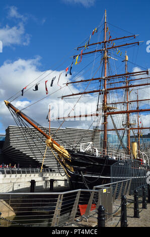 RRS Discovery, Dundee, Angus, Scozia, Gran Bretagna, UK, Regno Unito, Europa. Foto Stock