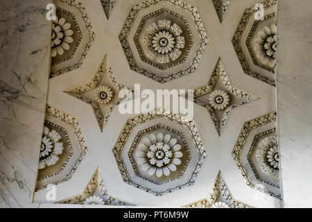 L'Italia, Bellagio Lago di Como, il design pattern sulla parete Foto Stock