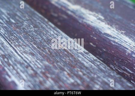 La texture del dipinto shabby panche di legno fatto di schede, close up, grunge background Foto Stock