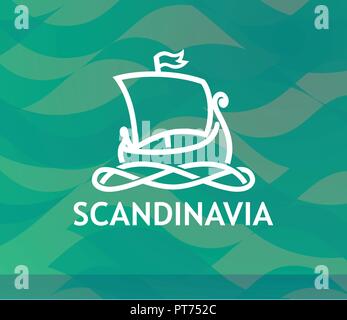 Simbolo della Scandinavia Illustrazione Vettoriale