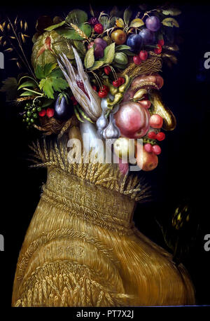 Estate 1563 Giuseppe Arcimboldo (1527 - 1593) Italia Italiano Foto Stock