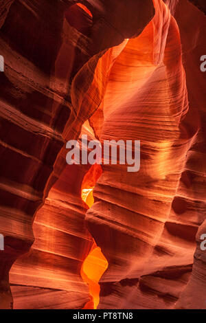 Superiore Slot Antelope Canyon Foto Stock