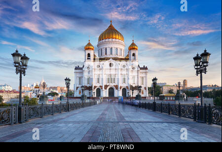 La Cattedrale di Cristo Salvatore a Mosca, Russia Foto Stock