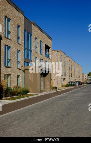 Moderno complesso residenziale, Cambridge, Inghilterra Foto Stock