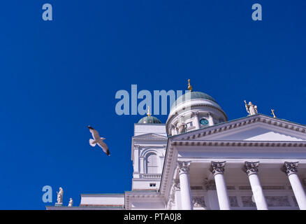 A Helsinki la Piazza del Senato Foto Stock