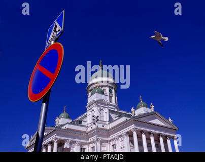 A Helsinki la Piazza del Senato Foto Stock