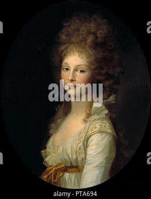 La Principessa Charlotte Frederica di Prussia (1767-1820), 1797-1798. Creatore: Tischbein Johann Friedrich August (1750-1812). Foto Stock