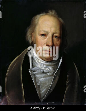 Ritratto di Friedrich August Wolf (1759-1824), 1823. Creatore: Wolff, Johann Eduard (1786-1868). Foto Stock