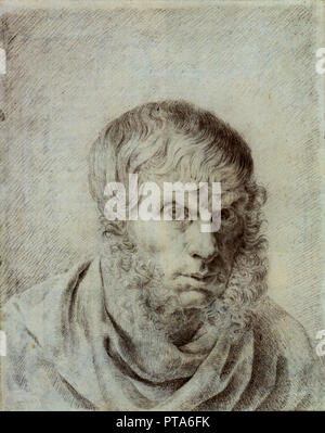 Autoritratto, 1810. Creatore: Friedrich Caspar David (1774-1840). Foto Stock