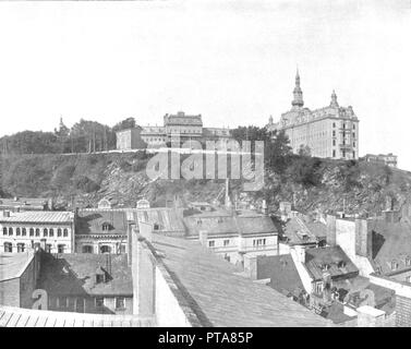 Università Laval edifici, città di Quebec, Canada, c1900. Creatore: sconosciuto. Foto Stock