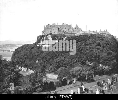 Il Castello di Stirling, Scozia, 1894. Creatore: sconosciuto. Foto Stock