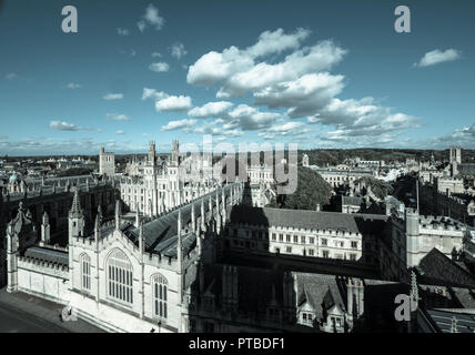 All Souls College, mondi più difficile esame di ammissione università di Oxford, Oxford, Oxfordshire, England, Regno Unito, GB. Foto Stock