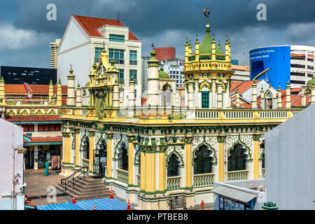 Abdul Gaffoor moschea, Singapore Foto Stock