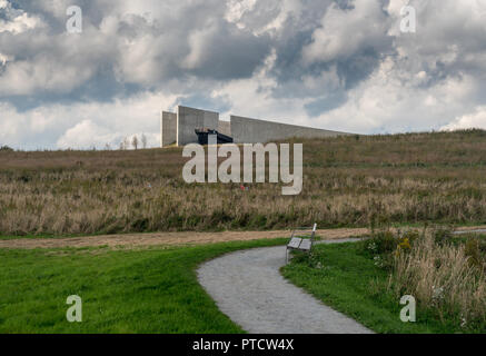 Settembre 11, 2001 Il sito commemorativo per il volo 93 Shanksville in Pennsylvania Foto Stock