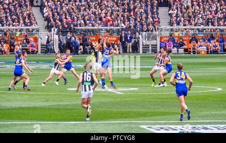 2018 AFL Grand Final di MCG Melbourne Victoria Australia. Foto Stock