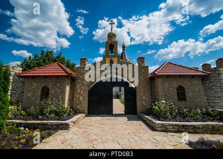 Vecchio tempio complesso di Vecchio Orhei o Orheiul Vechi, Moldavia Foto Stock