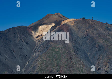 Picco di Pico del Teide, Parco Nazionale di Teide Tenerife, Isole Canarie, Spagna Foto Stock