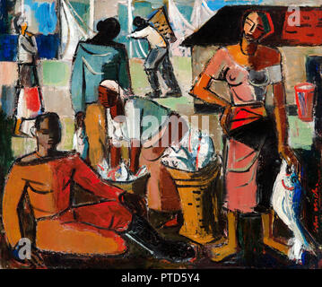 Lupo di Cibele, interno, circa 1930-1935 Olio su tela, Iziko South African National Gallery e Cape Town, Sud Africa. Foto Stock