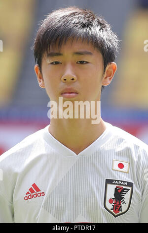 Kuala Lumpur, Malesia. Il 27 settembre, 2018. Ryuma Nakano (JPN) Calcio/Calcetto : AFC U-16 Championship 2018 Gruppo una corrispondenza tra la Malaysia 0-2 Giappone a Bukit Jalil dello Stadio Nazionale di Kuala Lumpur in Malesia . Credito: AFLO/Alamy Live News Foto Stock