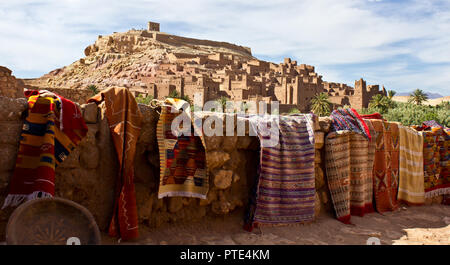 Kasbah Ait Ben Haddou villaggio marocchino Foto Stock