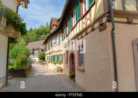Schiltach molto bella cittadina nella Foresta Nera Foto Stock